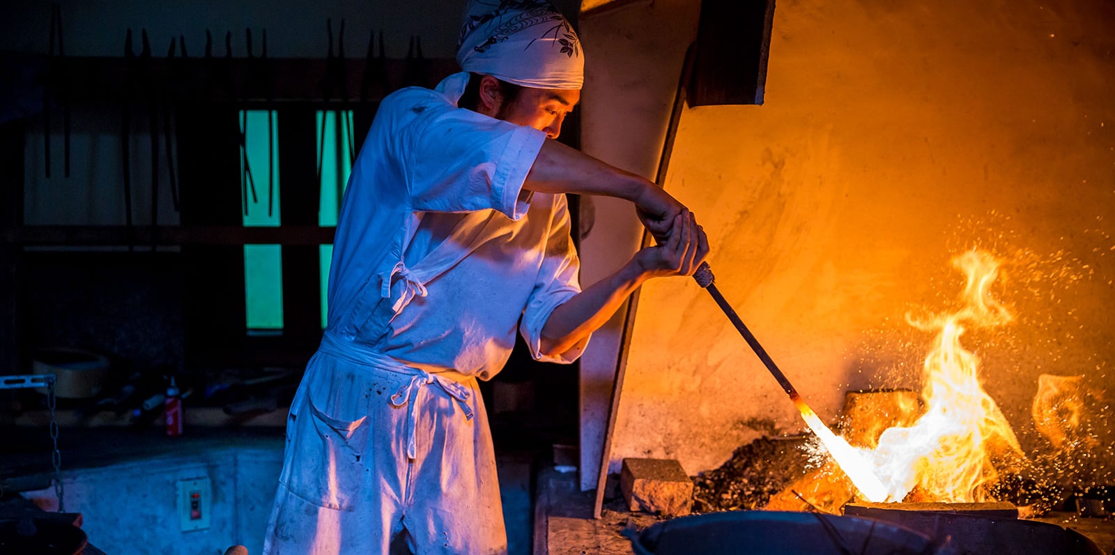 katana forjado a mano